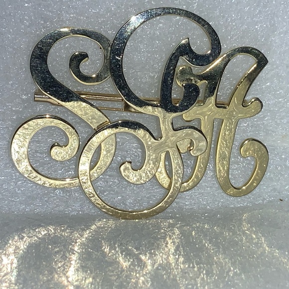 Pat Pend SGS INITIALS BROOCH - Picture 7 of 7
